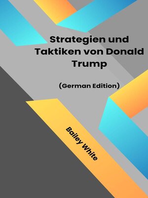 cover image of Strategien und Taktiken von Donald Trump
